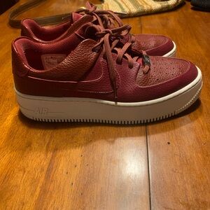 Nike Team Red AF1 Women’s Sneakers